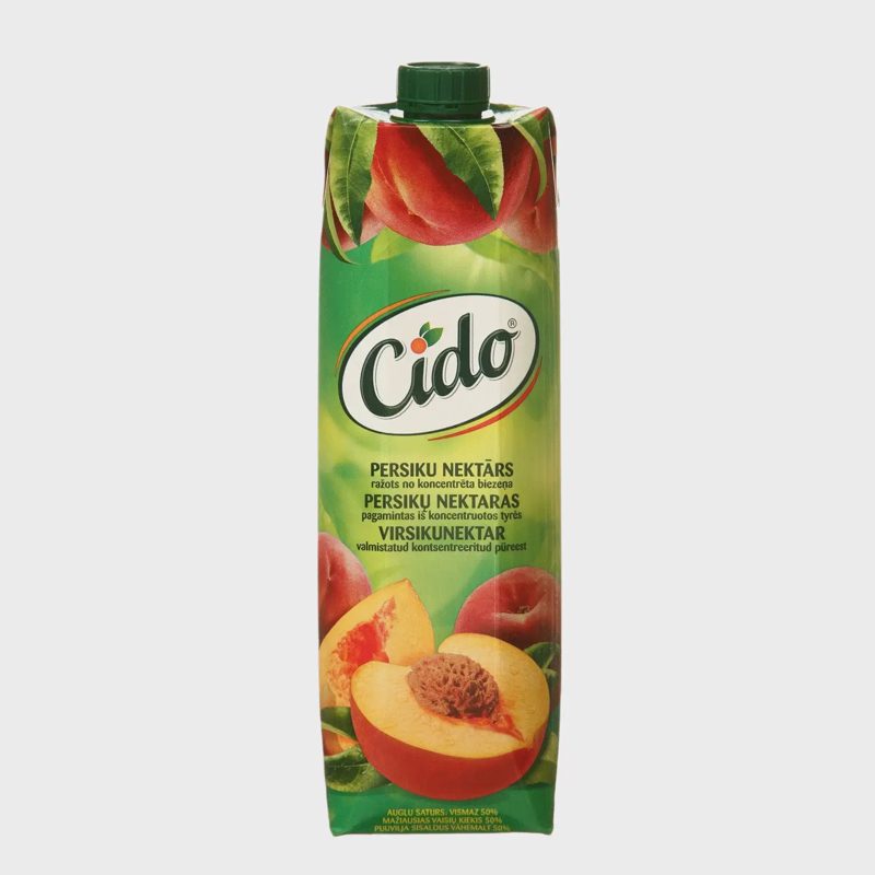 Persikų nektaras CIDO, 1 l