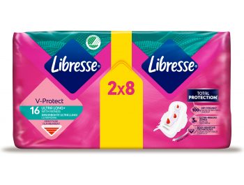 Libresse Freshness & Protection Higijenski ulošci s krilcima Ultra Long+ 16 kom