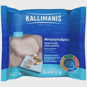 Kallimanis Μπακαλιάρος Ρολό Φιλέτο Κατεψυγμένο 450gr