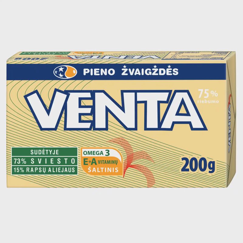 Tepus riebalų mišinys VENTA, 75 %, 200 g