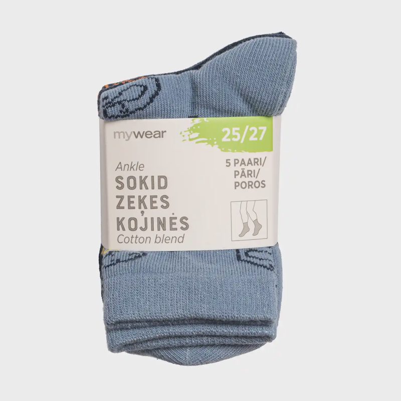 Vaik. kojinės MYWEAR DINO, 5 p., 25/27, AW26