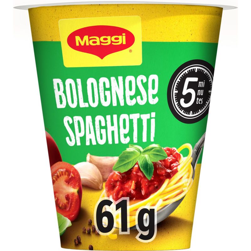Maggi Cup Pasta Spaghetti Bolognese 61gr