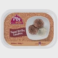 My Gusto Παγωτό Παρφέ Βανίλια Σοκολάτα 950gr