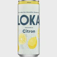 Citron Kolsyrat Vatten Burk