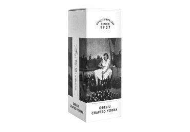 Degtinė OBELIU CRAFTED VODKA suvenyrinėje dėžėje, 40 %, 700 ml