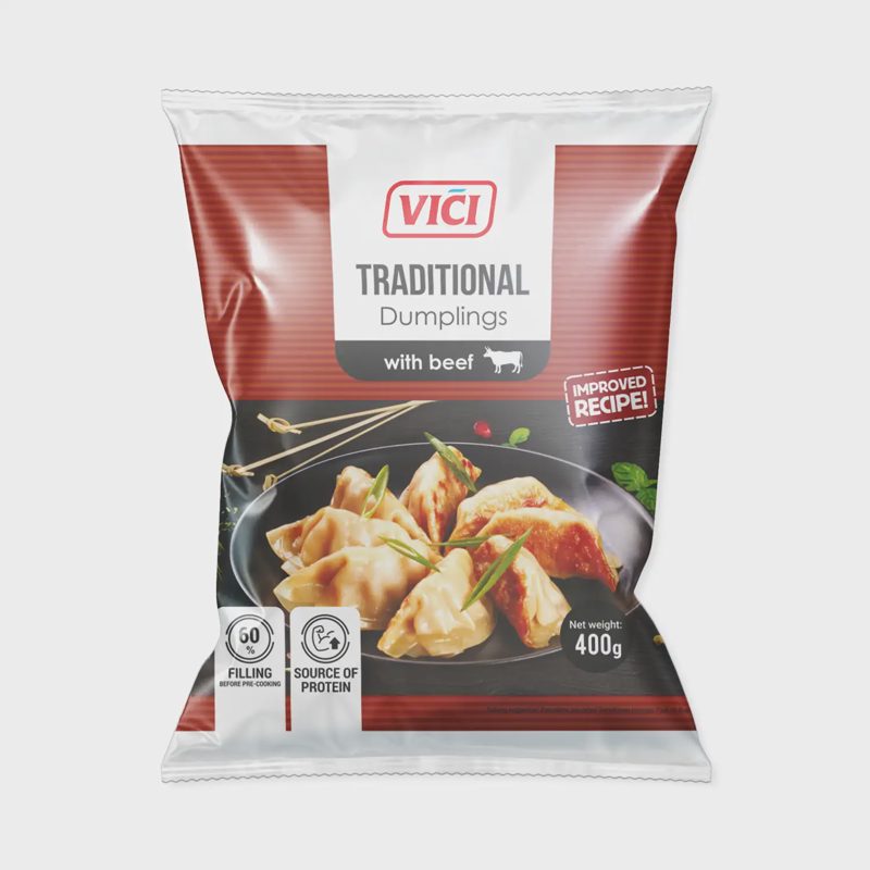 Koldūnai su jautiena VIČI TRADITIONAL, 400 g