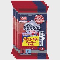 Wet Hankies Υγρά Μαντηλάκια Αντιβακτηριδιακά XL Extra Safe 4x15