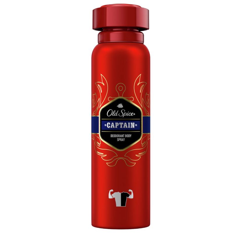 Old Spice Captain Tělový Deodorant Ve Spreji Pro Muže 150ml