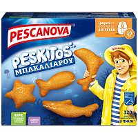 Pescanova Peskitos Μπακαλιάρου Κτεψυγμένα 240gr