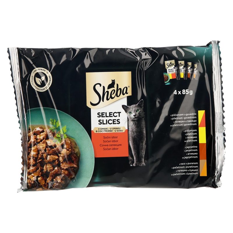 Sheba Select Slices hrana za mačke sočni izbor 4x85 g