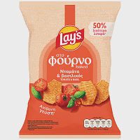 Lay's στο Φούρνο Ντομάτα & Βασιλικό 105gr