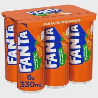 Fanta Πορτοκαλάδα 6x330ml
