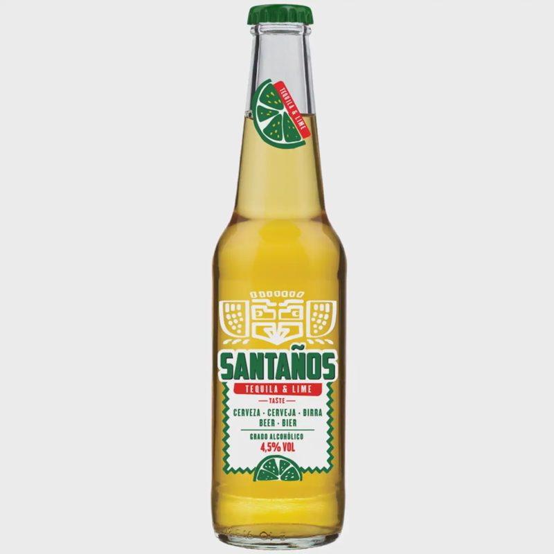 Alus SANTANOS TEQUILA & LIME, 4,5 %, 0,33 l