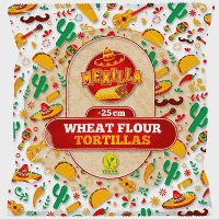 Mexilla Τορτίγια Σίτου 25cm 6 τεμ 360gr
