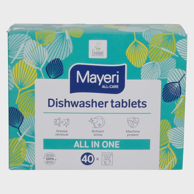 Indaplovių tabletės MAYERI ALL IN 1, 40vnt.