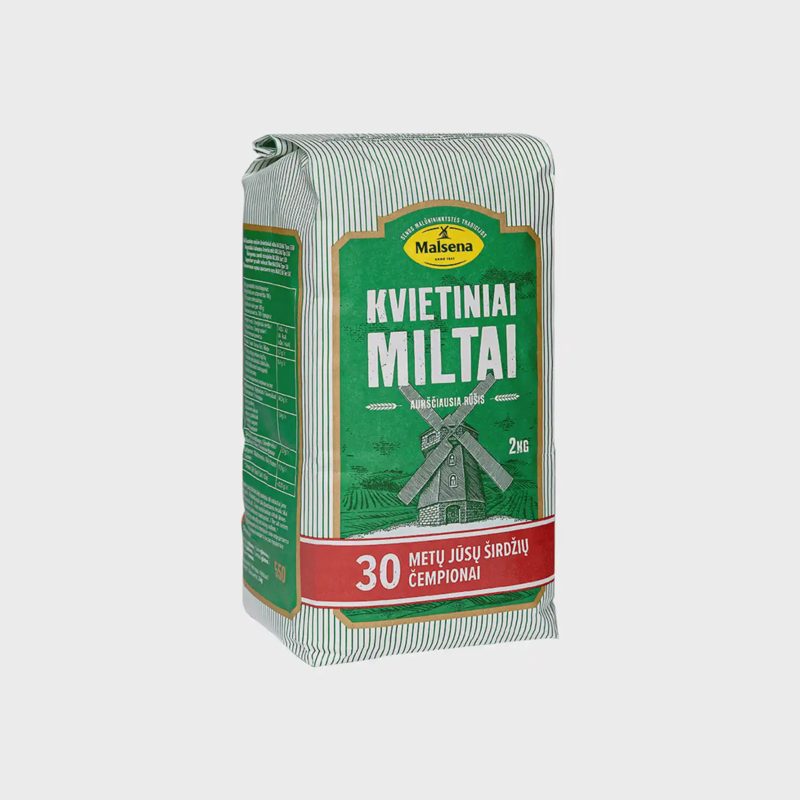 Kvietiniai miltai MALSENA, 2 kg