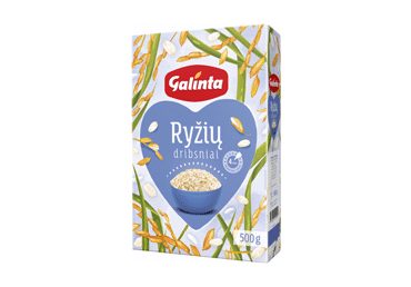 Ryžių dribsniai dėžutėje GALINTA, 500 g