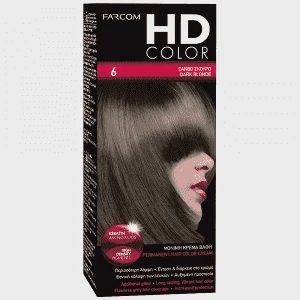 HD Color Σετ Βαφής Μαλλιών Ν6 Ξανθό Σκούρο