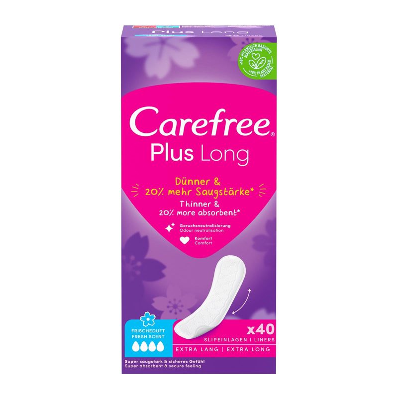 Pesukaitse Long Plus, CAREFREE, 40 tk