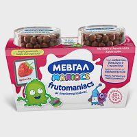Μεβγάλ Frutomaniacs Φράουλα-Σοκολάτα 140gr (2τεμ)