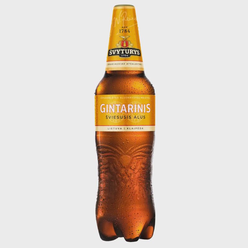 Šviesus alus ŠVYTURYS Gintarinis, 4,6%, 1l