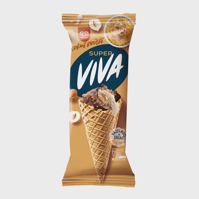 Krembr. sk. valg. ledai SUPER VIVA,170ml/100g