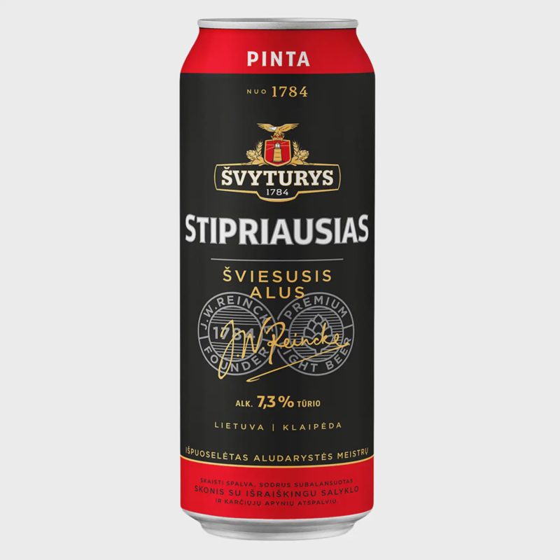 Alus ŠVYTURYS STIPRIAUSIAS, 7,3 %, 0,568 l