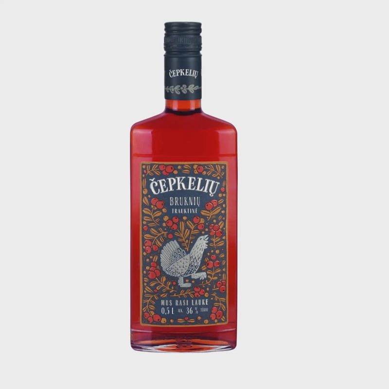 Trauk.su brukn.sult.ČEPKELIŲ, 36 %, 0,5 l