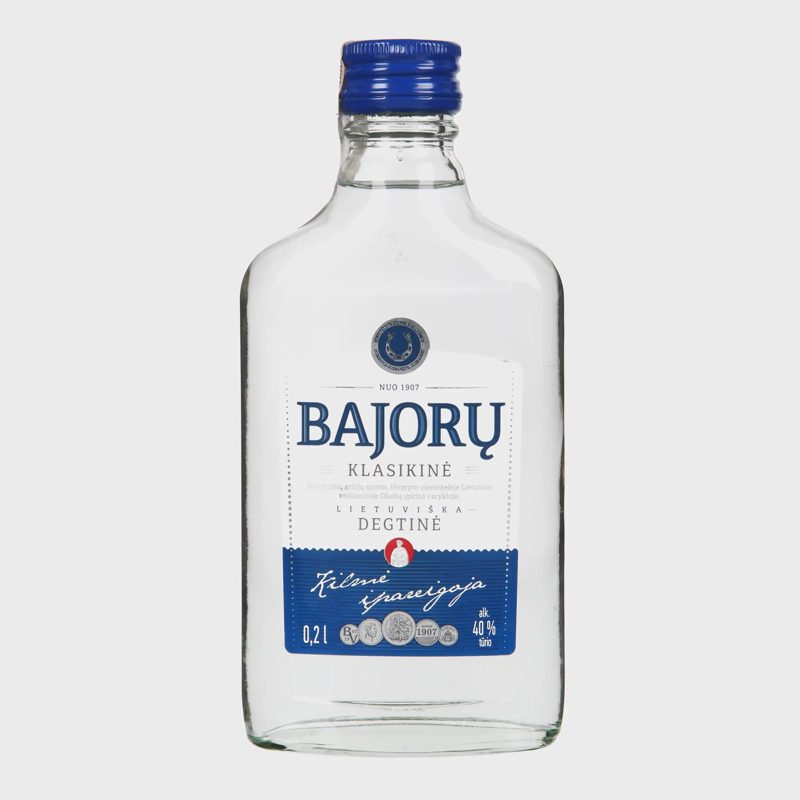 Degtinė BAJORŲ KLASIKINĖ 40%, 0,2 l