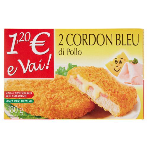 1,20€ e Vai! 2 Cordon Bleu di Pollo 180 g