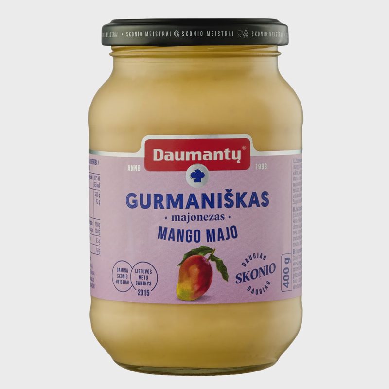 Majon. su mangais DAUMANTŲ GURMANIŠKAS, 400 g
