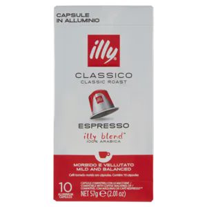 Illy Classico Espresso kava 10 kapsula, 57 g
