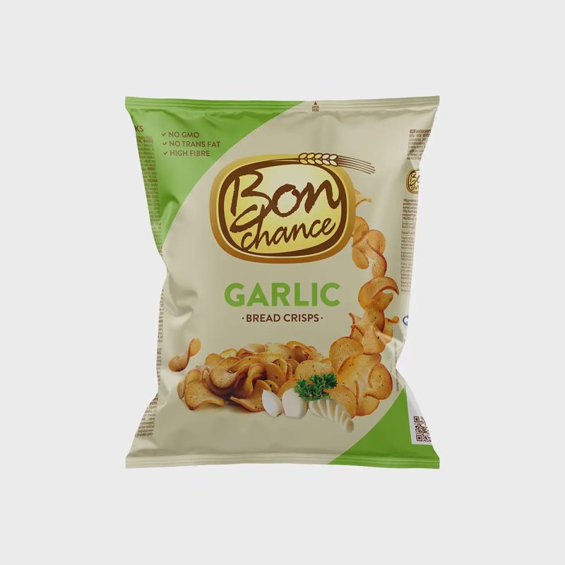 Duonos traškučiai su česn. BON CHANCE, 120 g