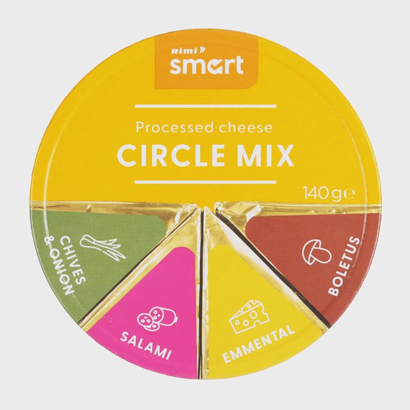 Lydytų sūrio prod. rinkinys RIMI SMART, 140 g