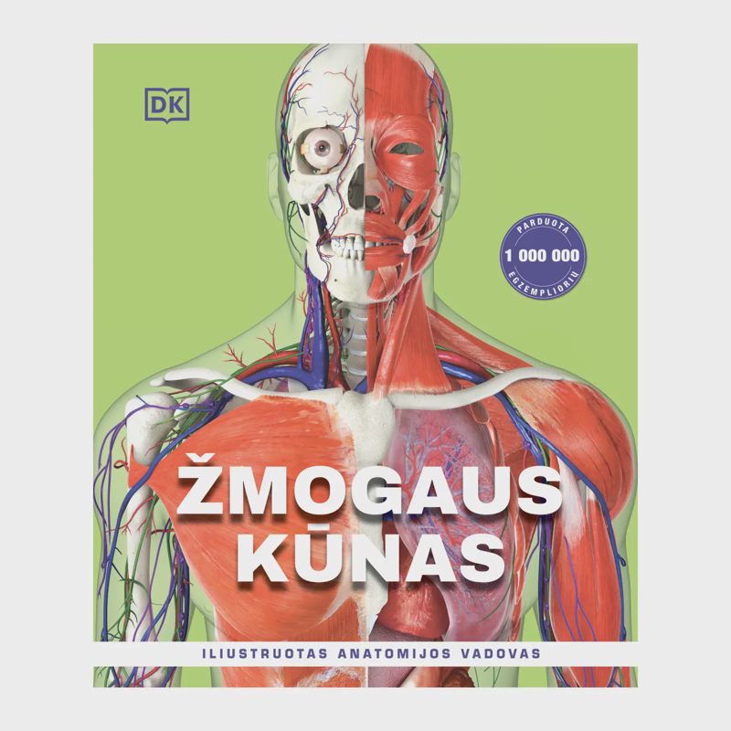 Knyga ŽMOGAUS KŪNAS. ILIUSTR. ANAT. VAD.
