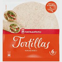 Παπαδοπούλου Τορτίγια Κλασική 6τεμ 360gr