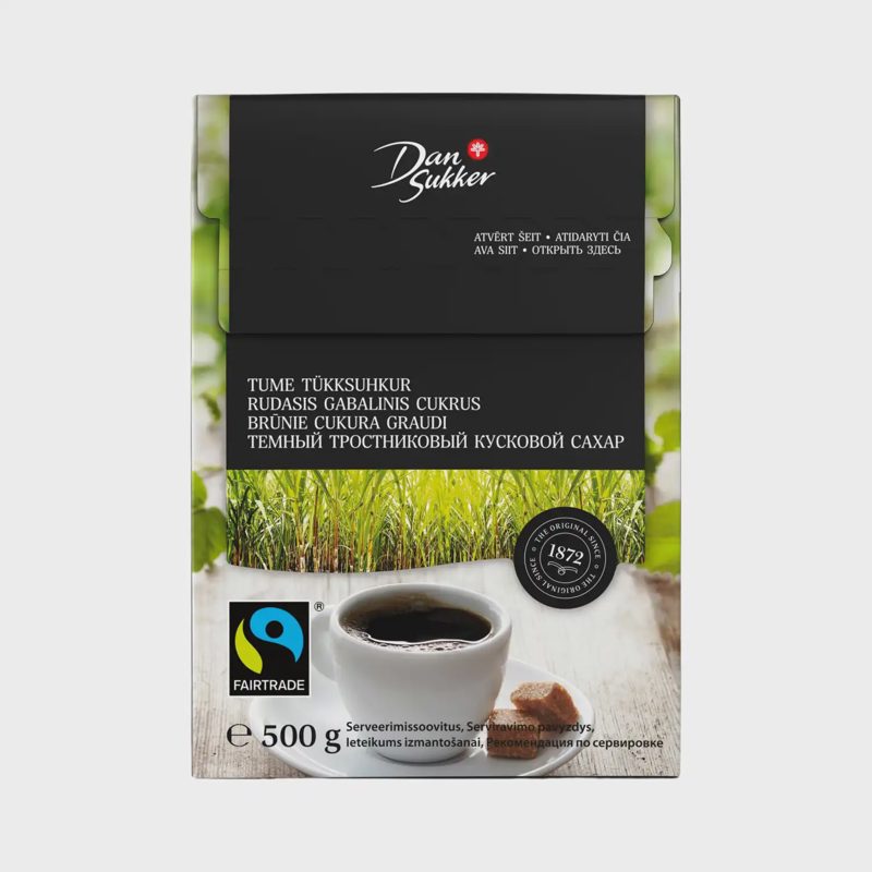 Rudasis gabalinis cukrus DAN SUKKER, 500g