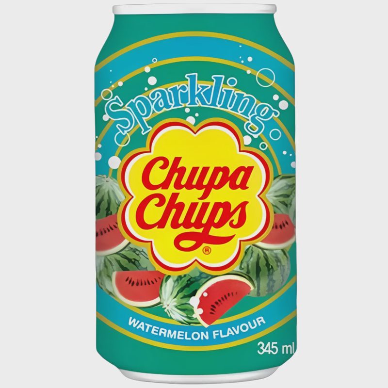 Gaz. gėrimas CHUPA CHUPS WATERMELON, 0,345 l