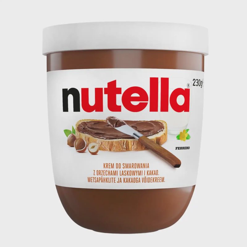 Šokolado ir riešutų kremas NUTELLA, 230 g