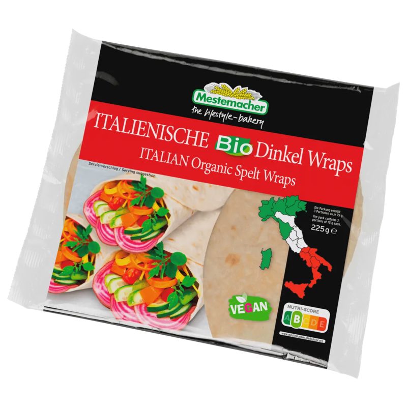 Italienische Bio Dinkel Wraps