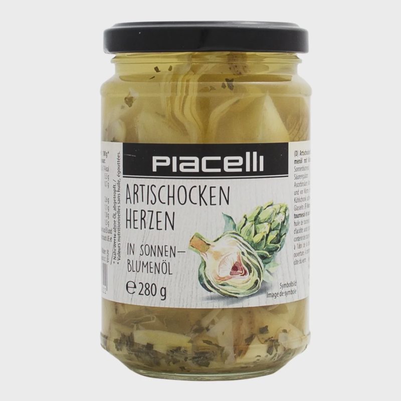 Marinuoti artišokai aliejuje, 280 g/151g