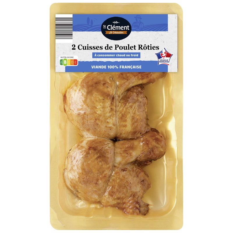 2 CUISSES DE POULET RÔTIES