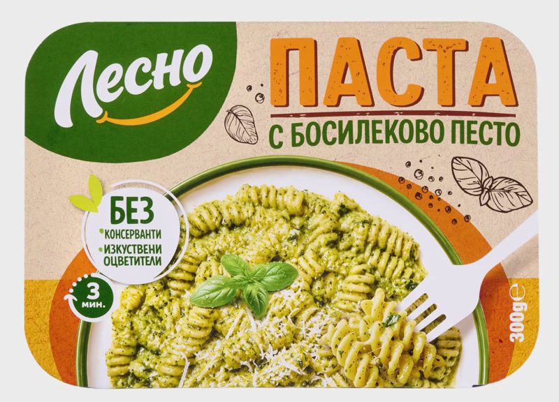 Паста с босилеково песто