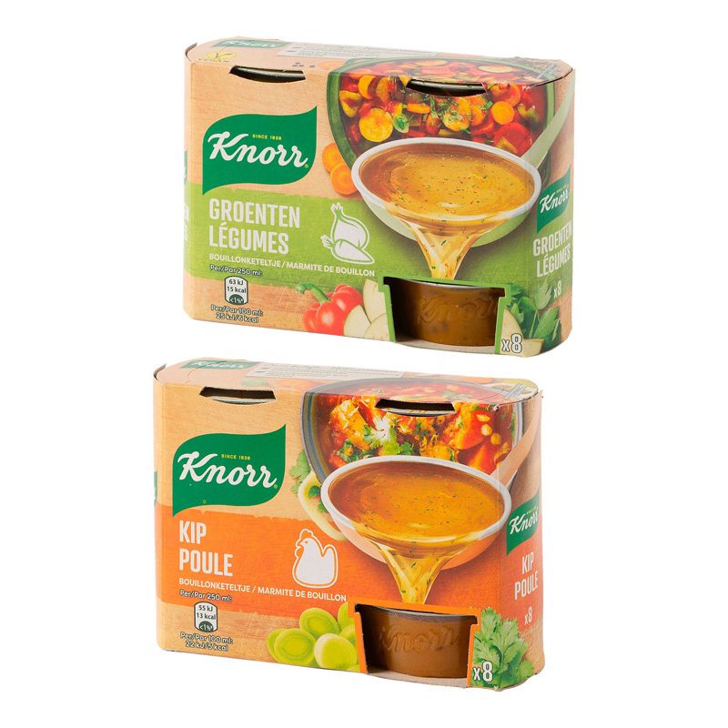 Knorr Σπιτικός Ζωμός Κότας Χωρίς Γλουτένη 8x28gr