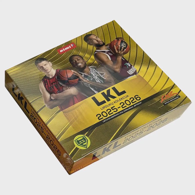 LKL/RIMI 2025-26 lipdukų dėžutė (20 pak.)