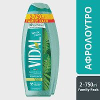Vidal Shower Gel Wh Musk Family Pack 2x750ml