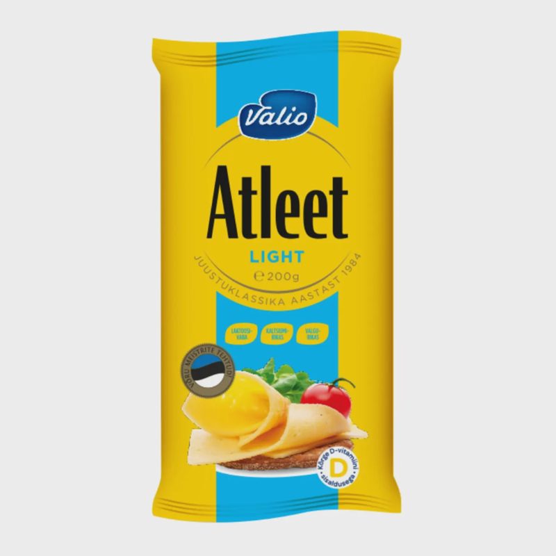 Sūris be lakt. ATLEET LIGHT, 19% rieb., 200g