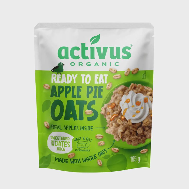 Ek. avižinė košė su ob. ir cin. ACTIVUS, 185g