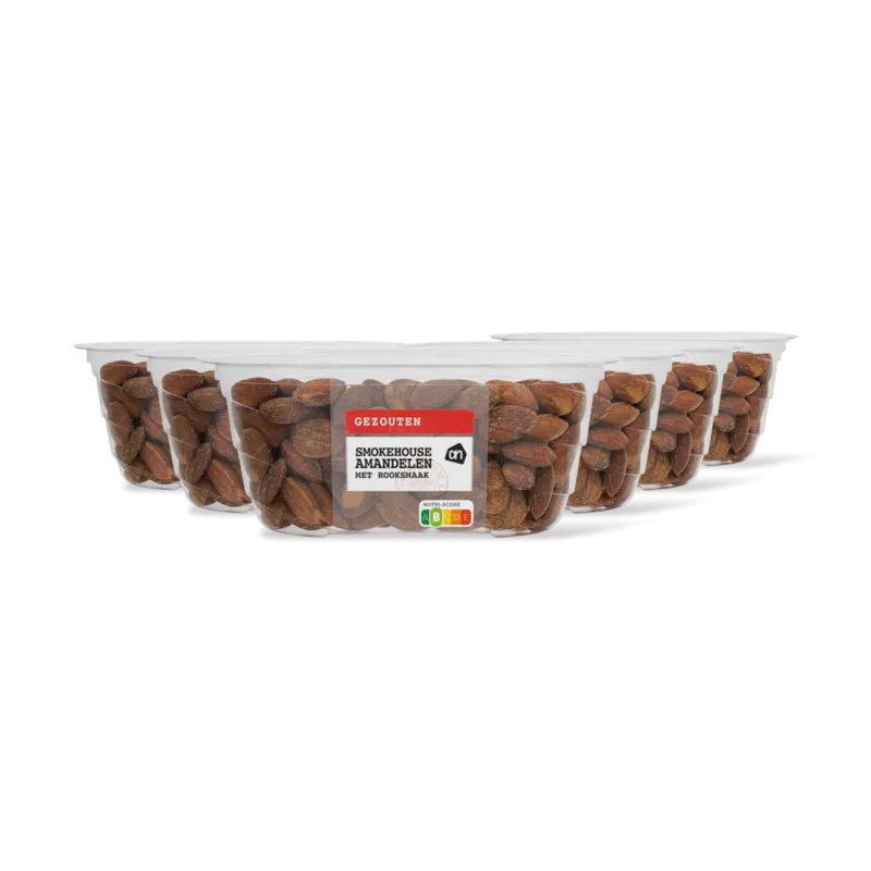 AH Amandelen met rooksmaak gezouten 6-pack