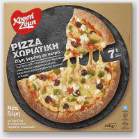 Χρυσή Ζύμα Πίτσα Χωριάτικη Κατεψυγμένη 420gr